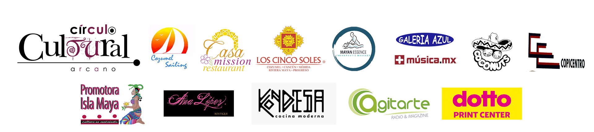 Patrocinadores otoño cultural cozumel